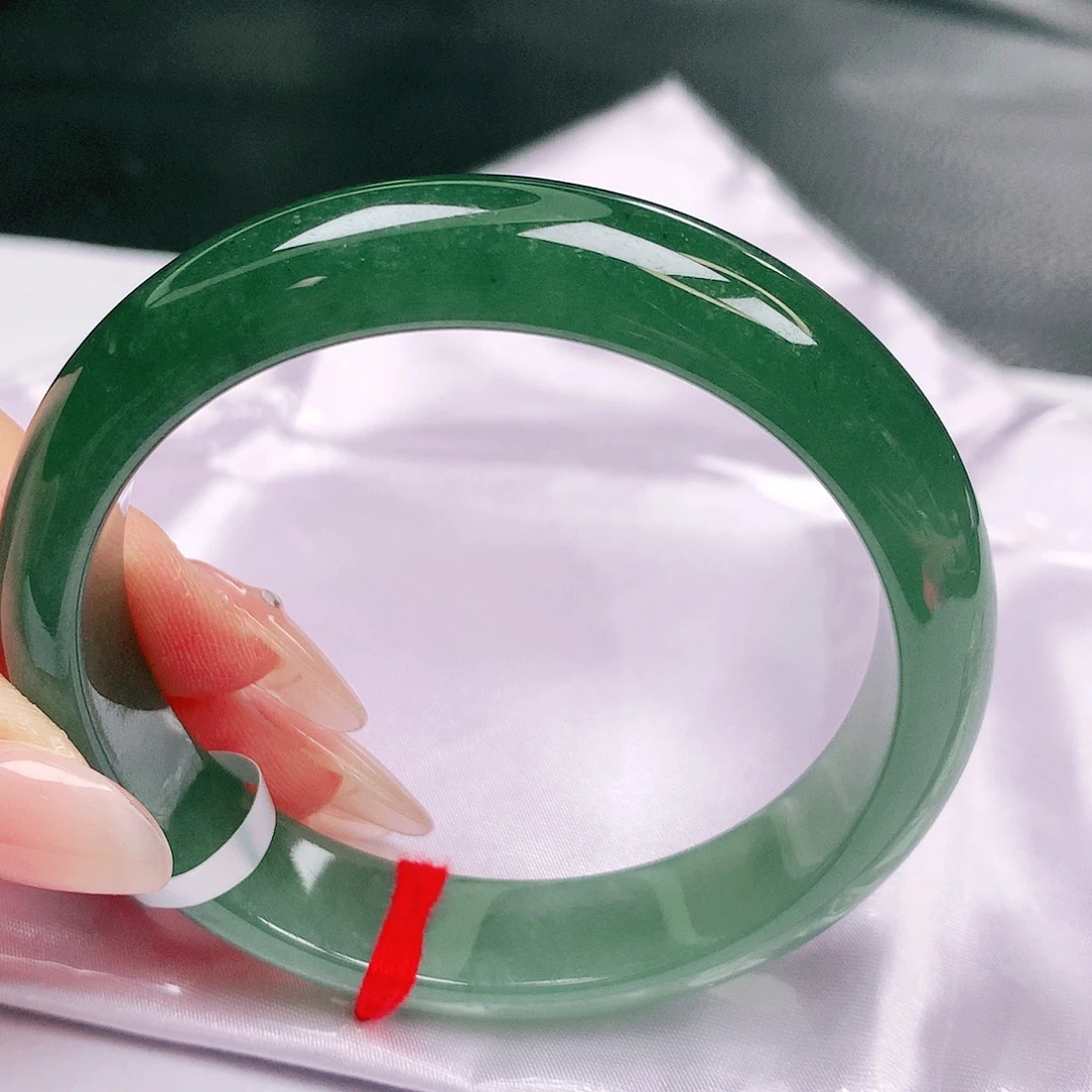 翡翠未镶嵌手镯缅甸天然a货翡翠手镯