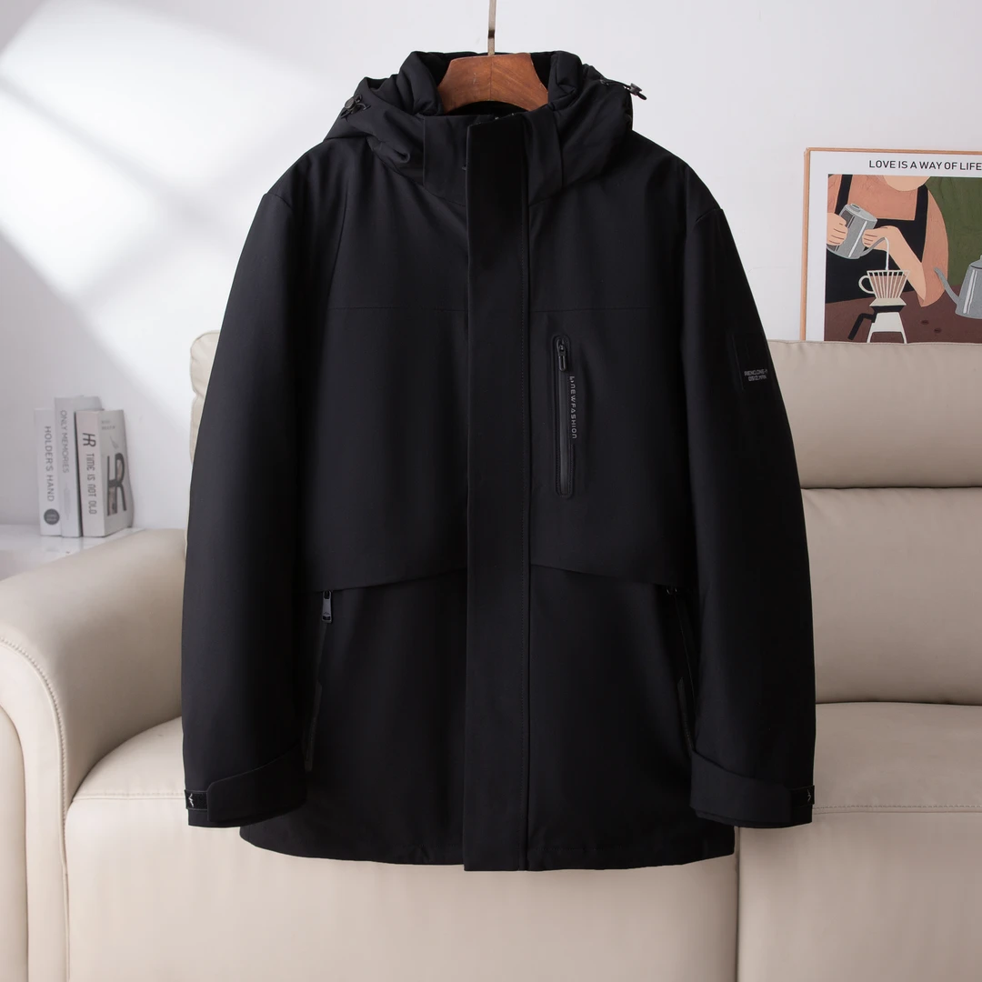 鹅绒内胆可拆卸！帽子可拆卸！加厚加绒内里！羽绒服冬季保暖外套