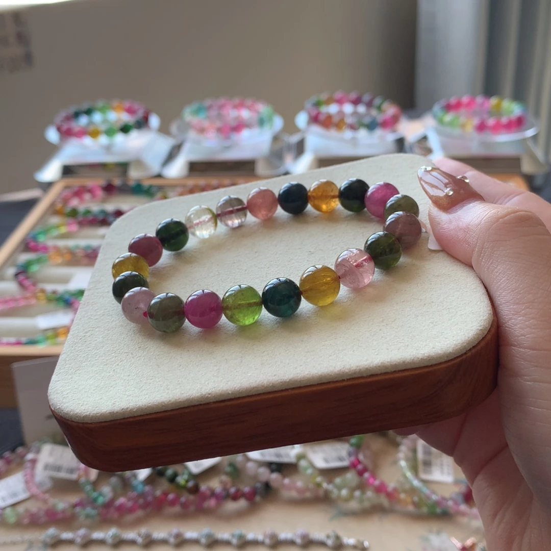 未镶嵌手链碧玺碧玺