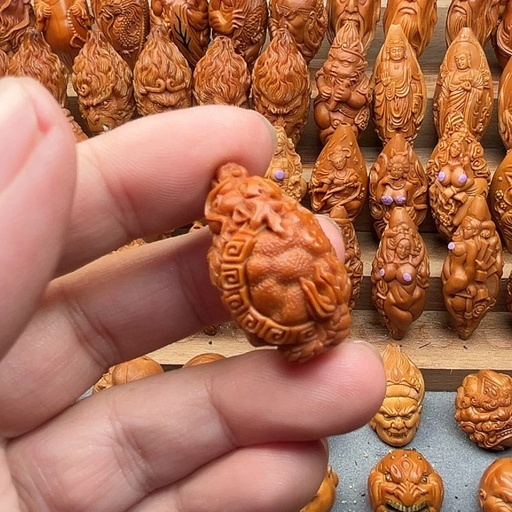 橄榄核吊坠20龙龟