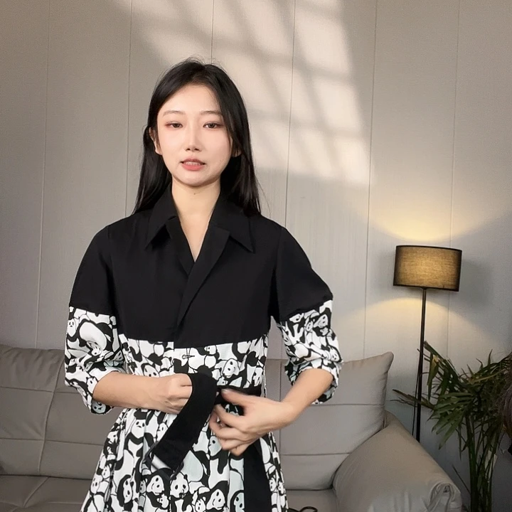 衬衣裙strait兔兔兔