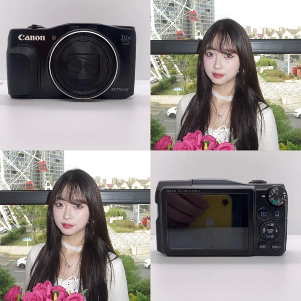 9新 佳能 佳能sx710hs 2000w像素 120倍变焦