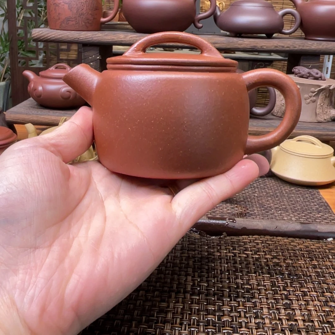 紫砂茶壶宜兴原矿紫砂手工制全180