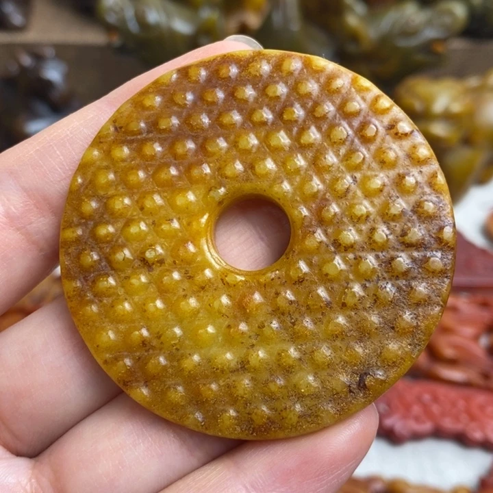 未镶嵌蛇纹石玉颈饰104