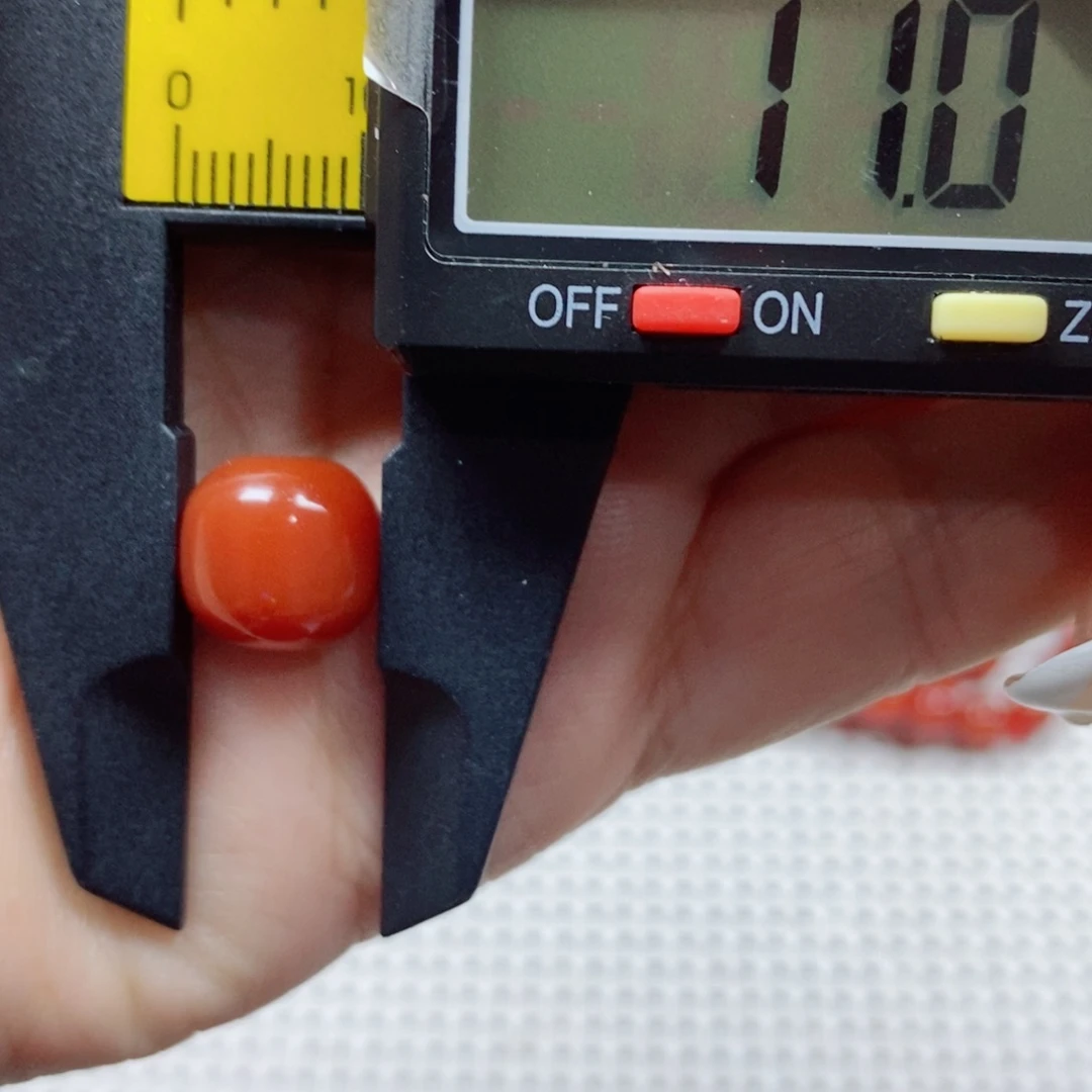 南红玛瑙单珠未镶嵌卡11老型