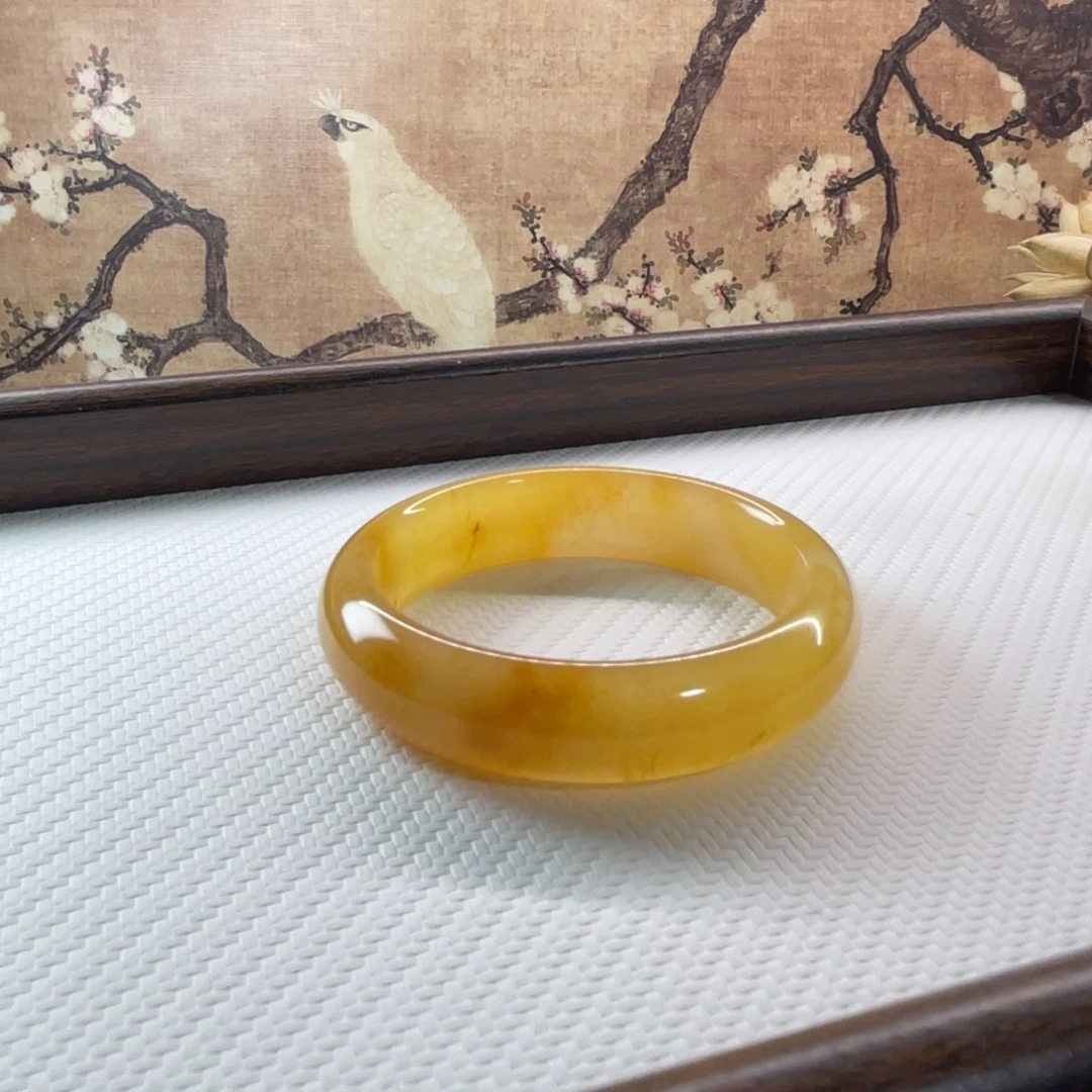 石英质玉（黄龙玉）未镶嵌手镯