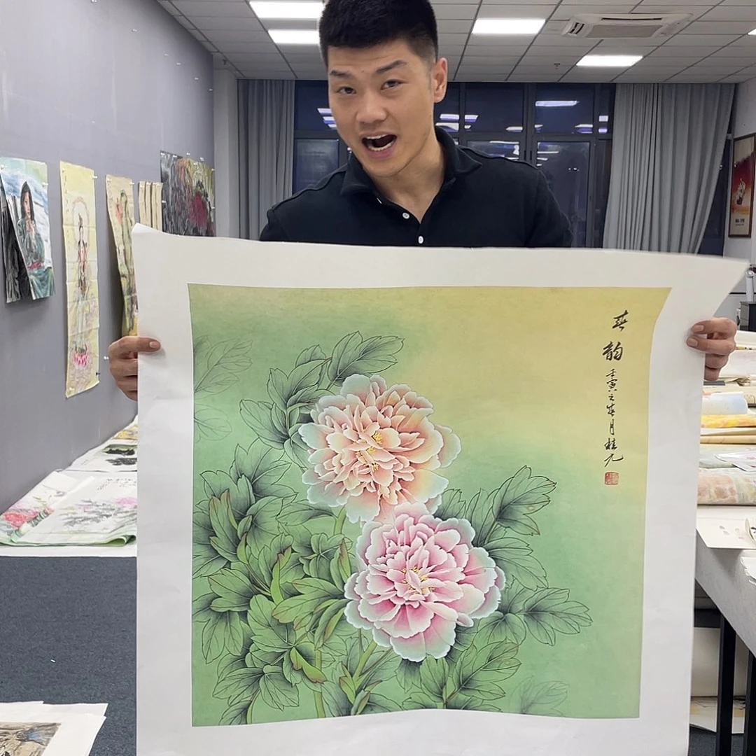 国画纯手绘字画宣纸