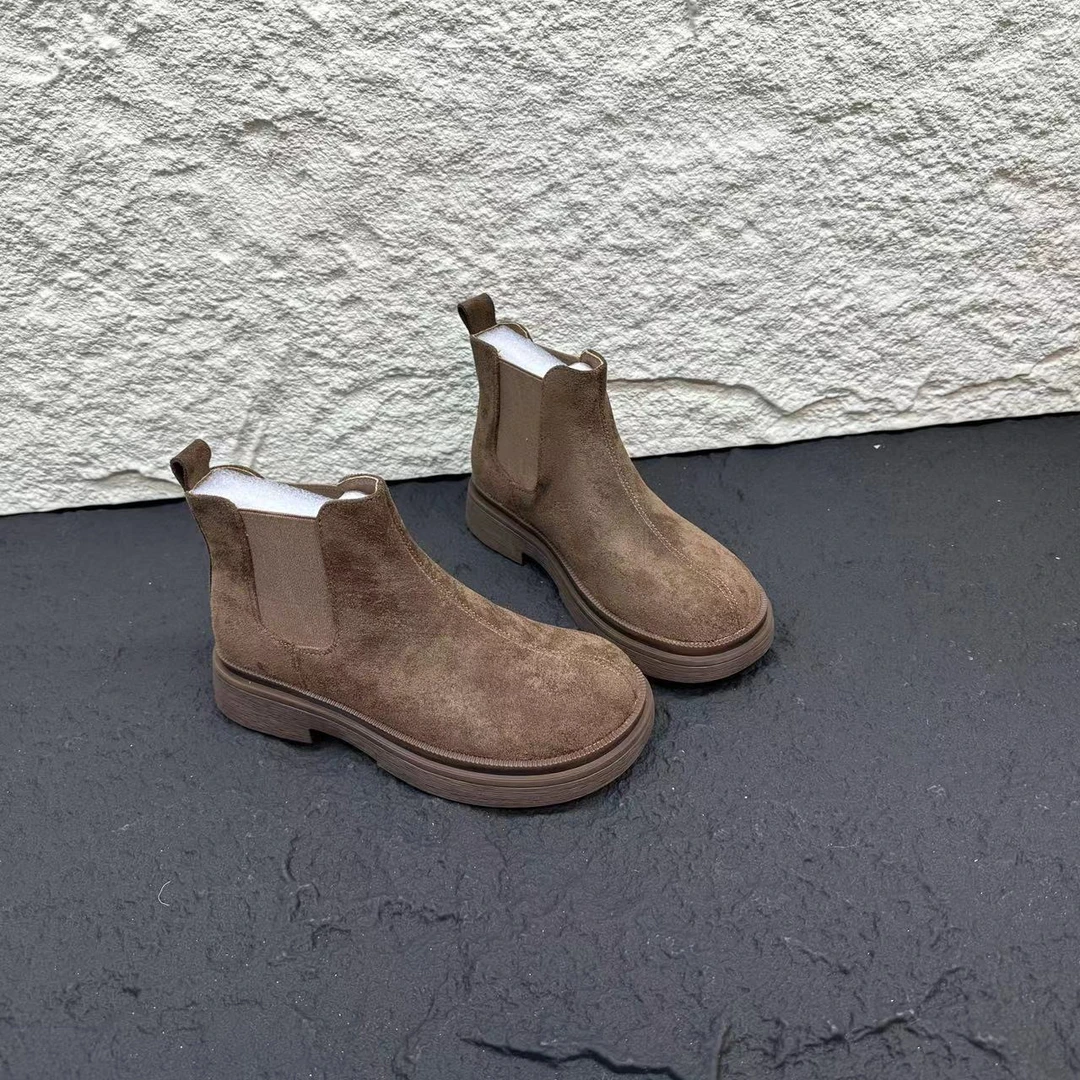 冬季新款韩版百搭时尚女士烟管靴厚底增高瘦瘦靴子X检378-2