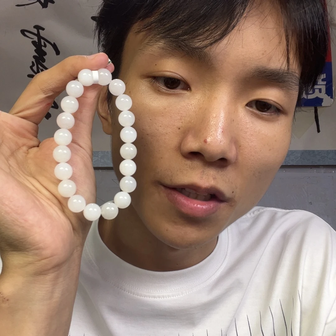 颈饰未镶嵌和田玉多样性羊脂玉卡10