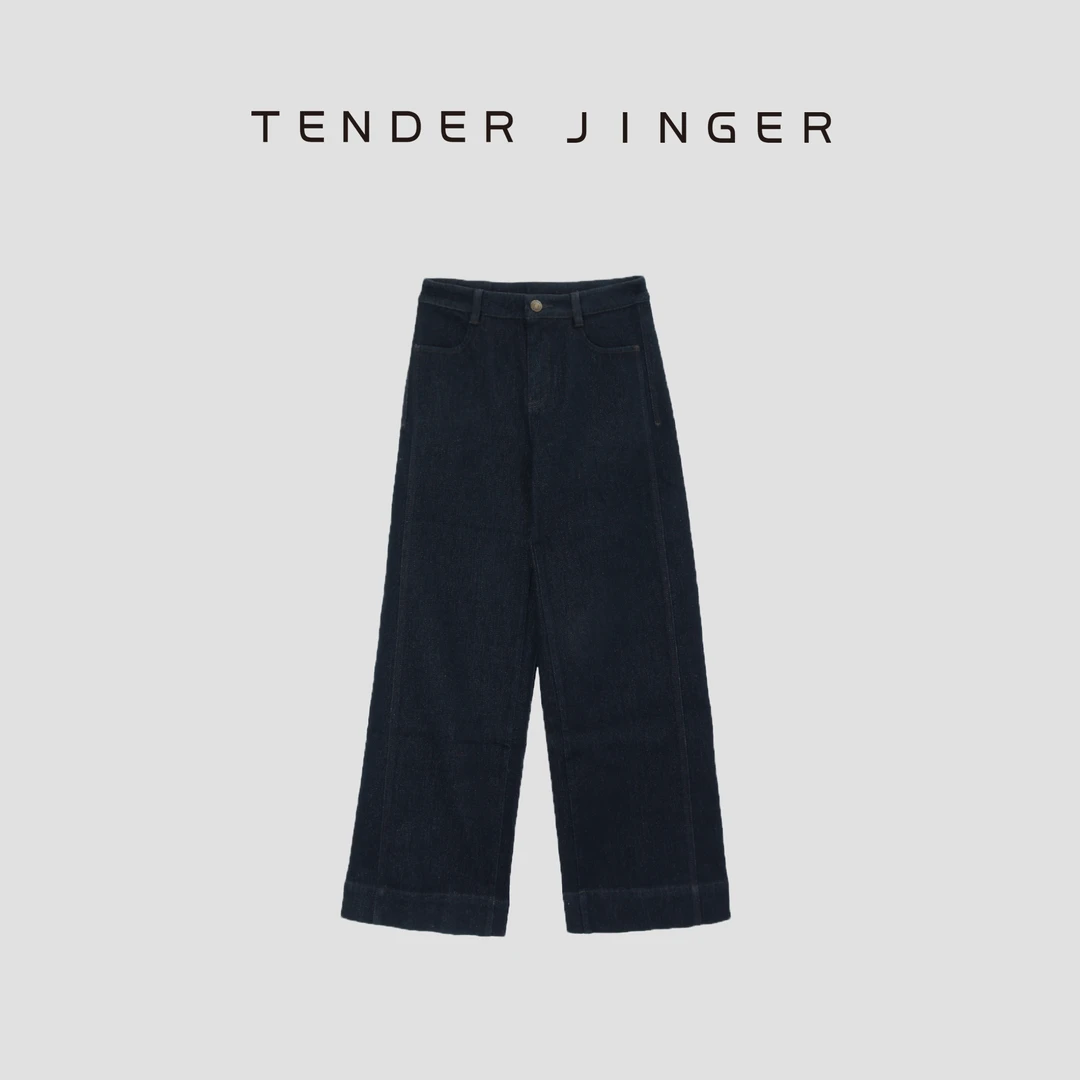 Tender Jinger【黑标】经典时尚直筒牛仔裤T53YON279X