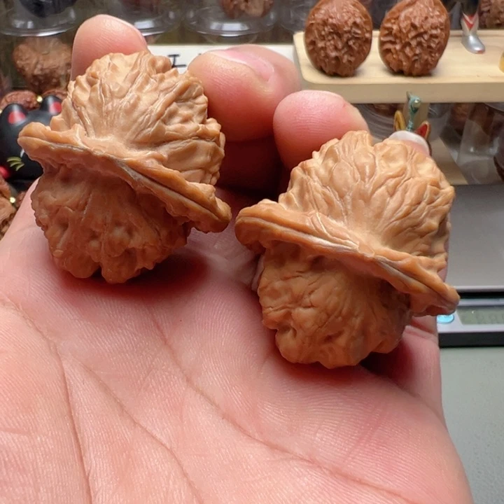 元***意吊坠文玩核桃39尺全品大红袍