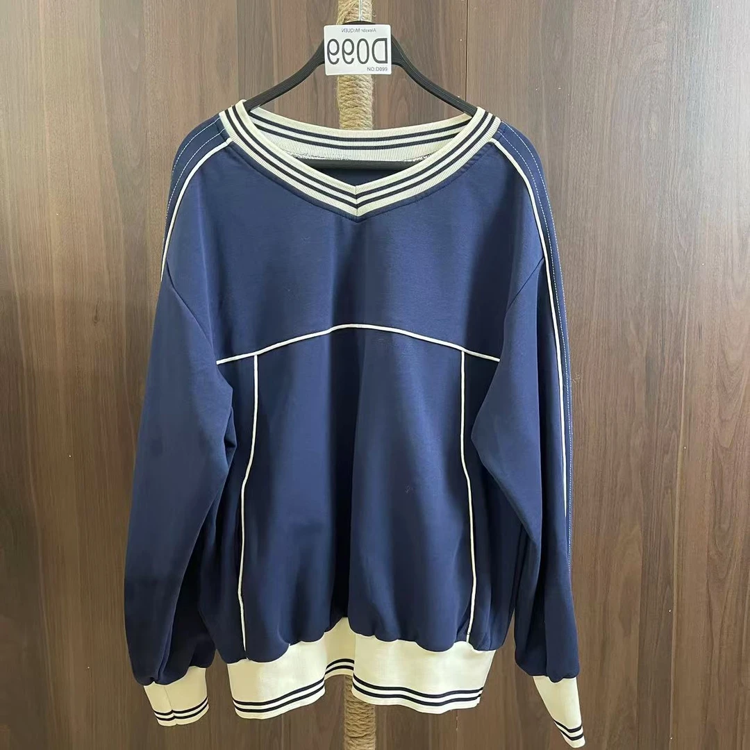 YDD•「D099」秋冬新款简约宽松时尚潮流休闲设计师百搭上衣