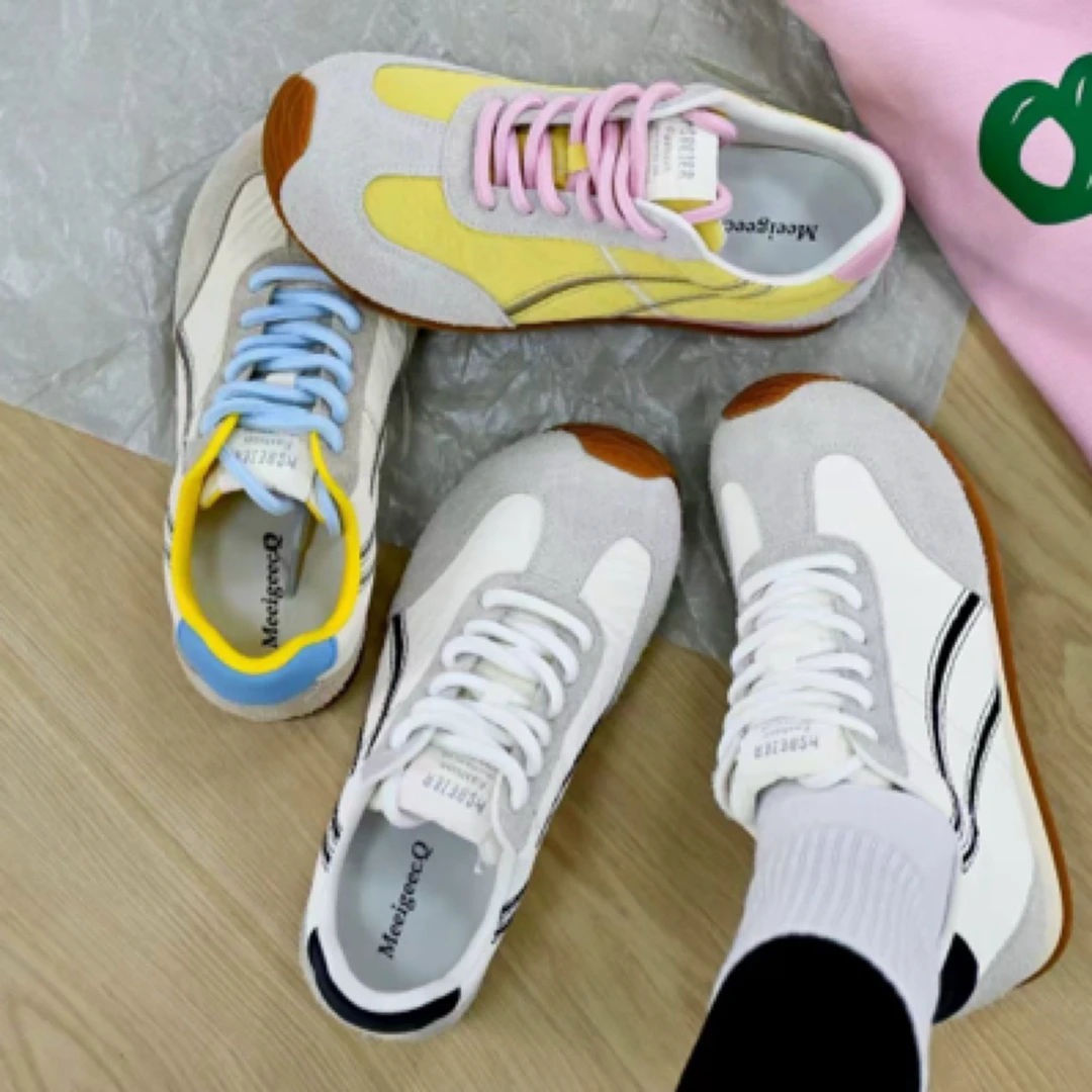 【余子艳实体鞋店】韩系简约风复古时尚百搭阿甘鞋