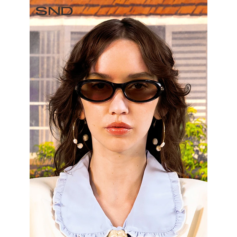 【BONNIE CLYDE 设计师品牌】椭圆复古太阳镜