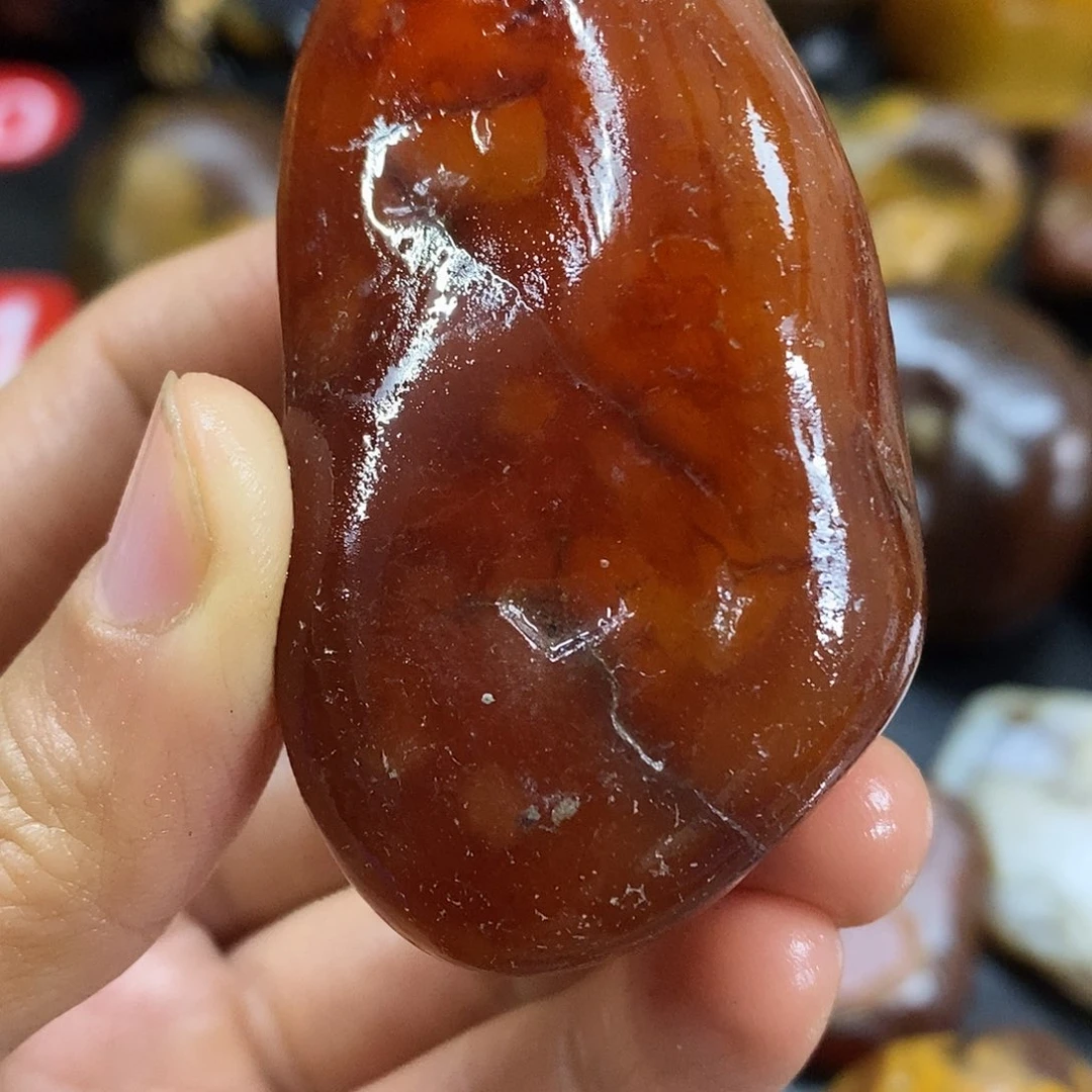 玛瑙/玉髓未镶嵌手把件