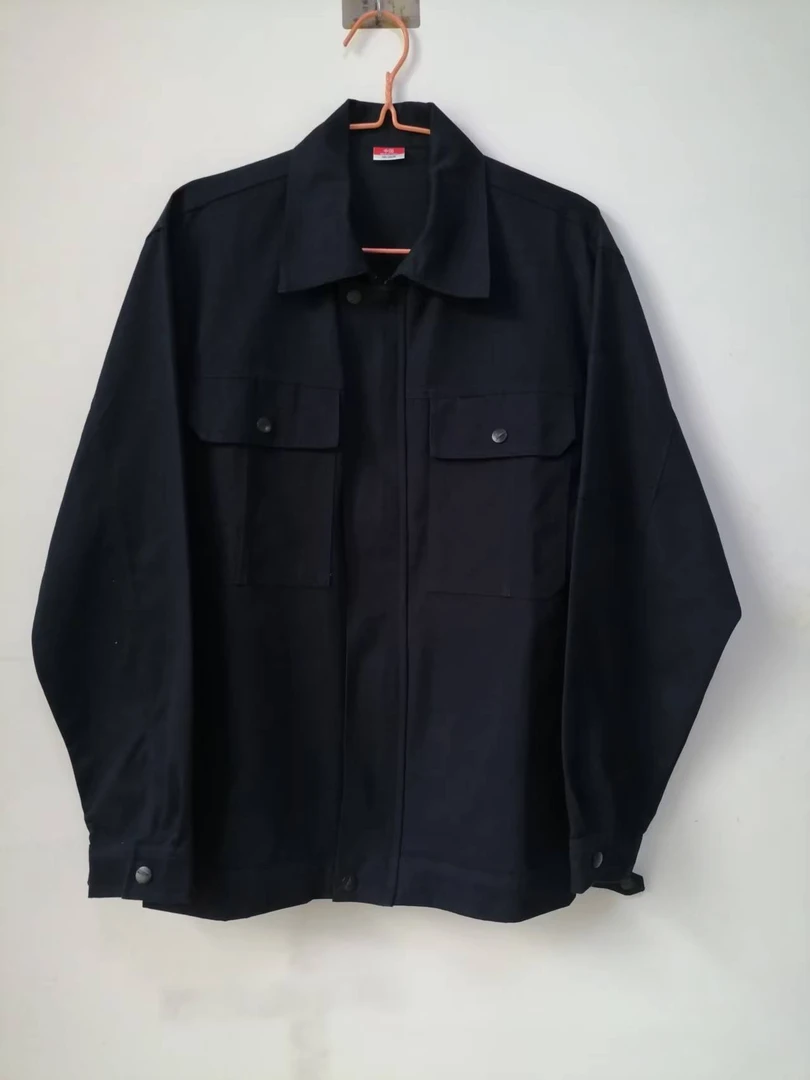 春秋冬纯棉工作服男女单间上衣加厚电焊防火花防烫耐磨耐脏劳保服