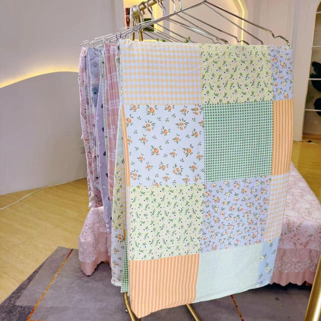 【同款被套】水洗泡芙绵提花有氧小碎花单被套小清新可爱印花被罩F