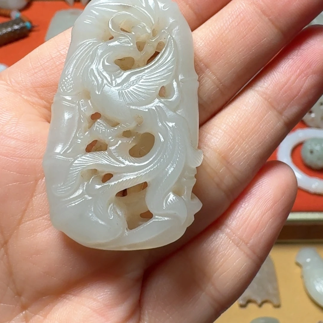 一***情和田玉（糖玉）未镶嵌挂件