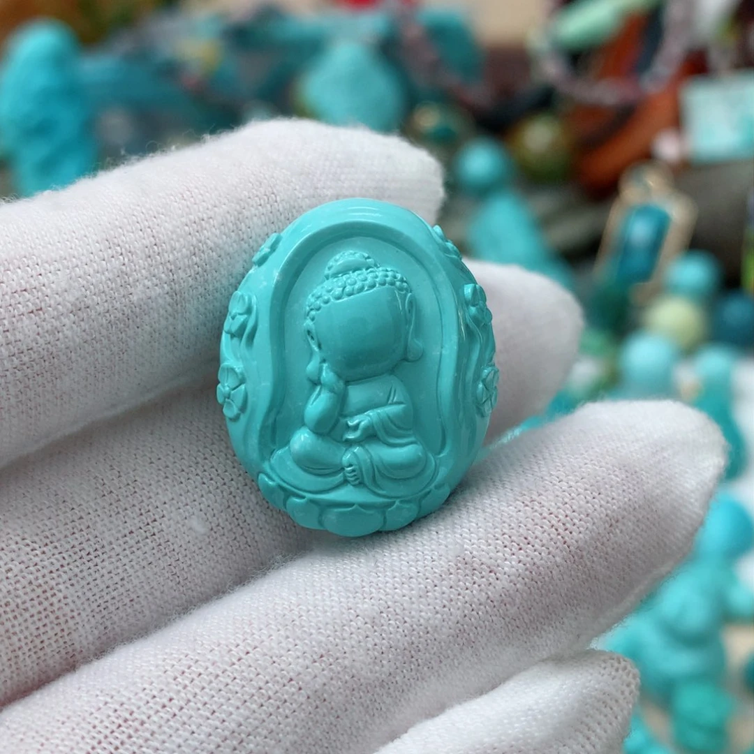 绿松石珠宝奇石未镶嵌