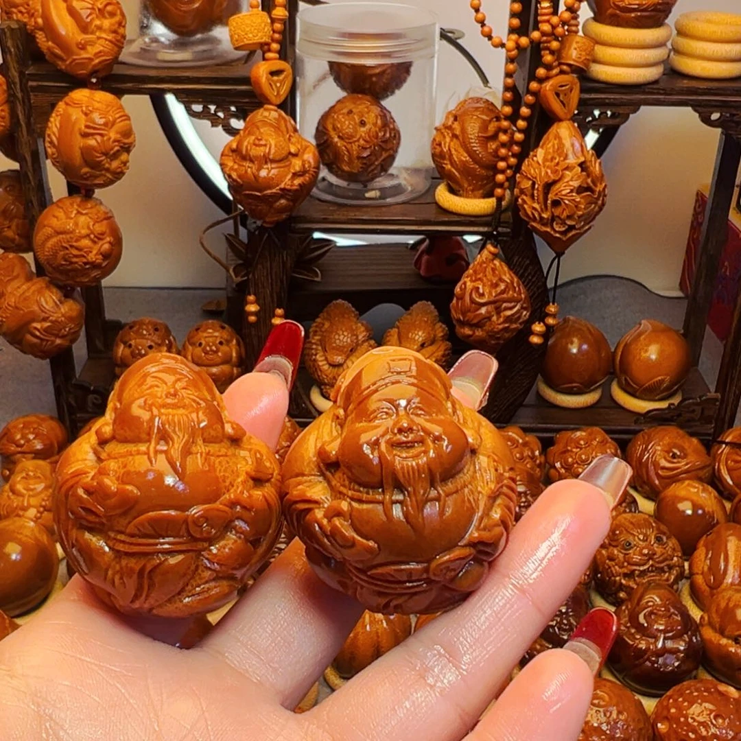 橄榄核手串/手链红**妳财神一对4.0