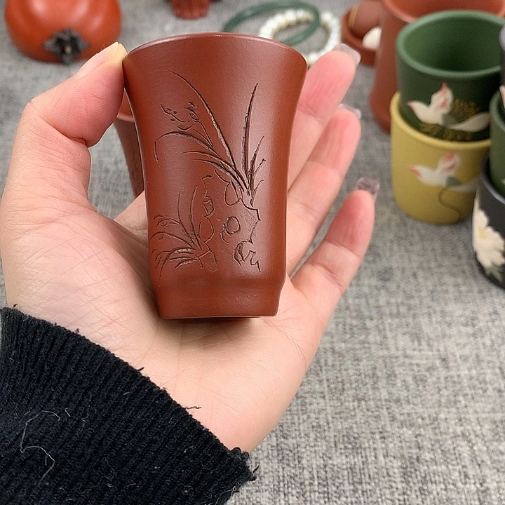 紫砂茶杯高端主人杯