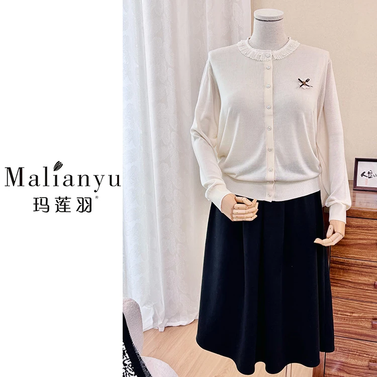 玛莲羽春夏大码气质宽松上衣女显瘦百搭时尚蕾丝开衫6832