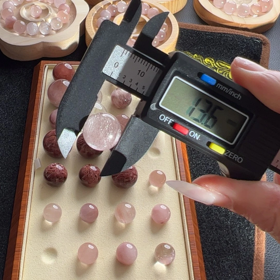 J***y手链水晶未镶嵌13.6m定制通孔不退不换