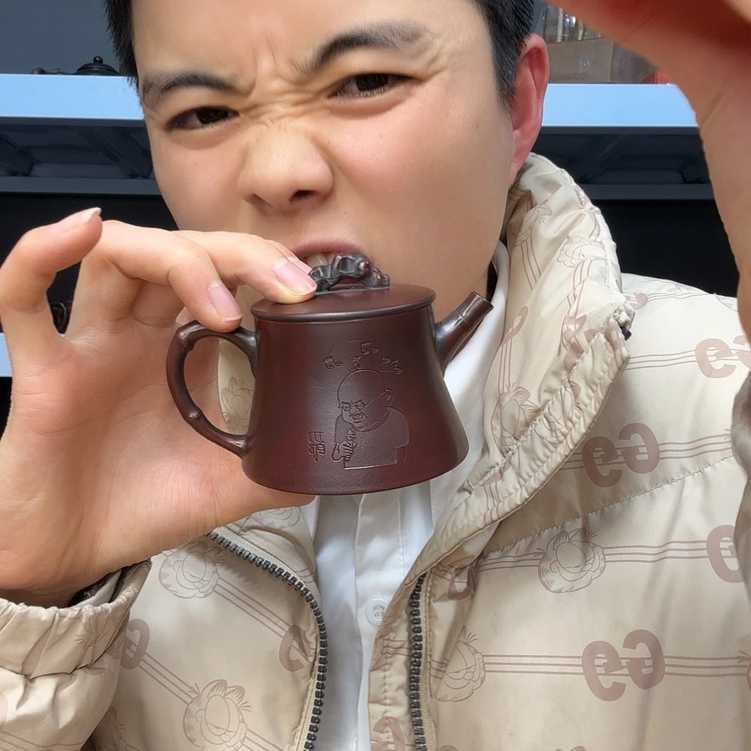 紫砂茶壶民间手艺人全手工制作