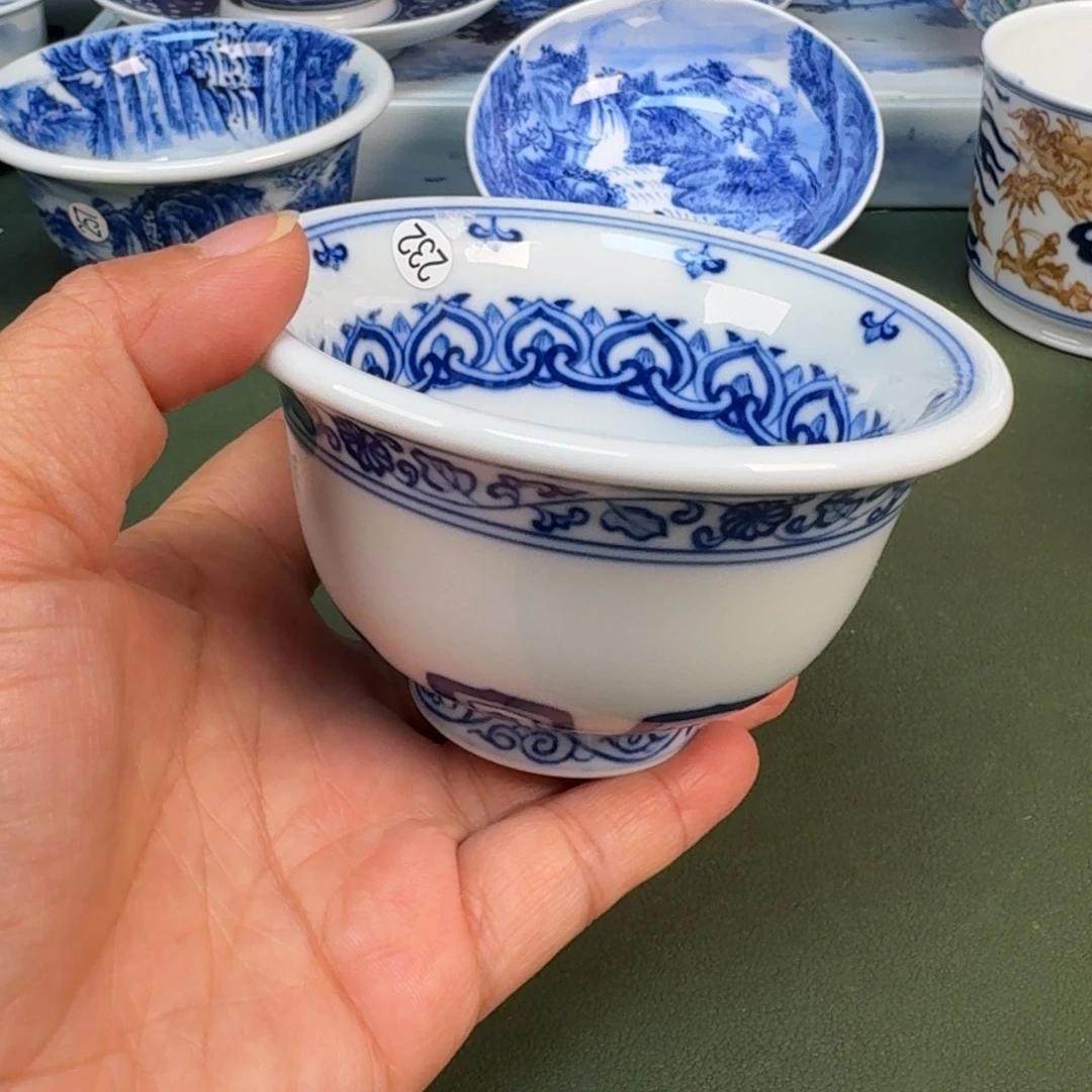 陶景德镇纯手绘茶具圆圆232