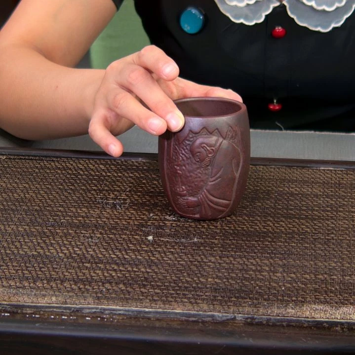 茶杯紫砂高货放漏