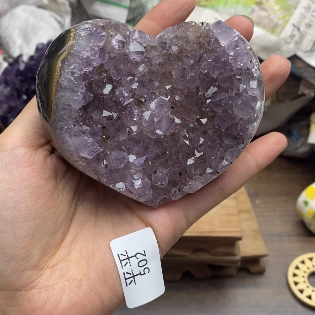紫晶珠宝半成品未镶嵌