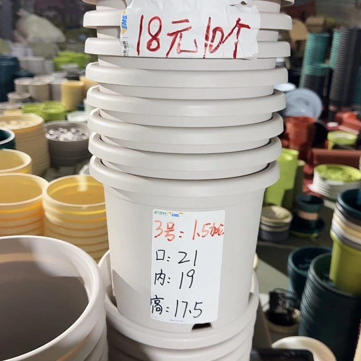 四季3#口径21灰白10个无托