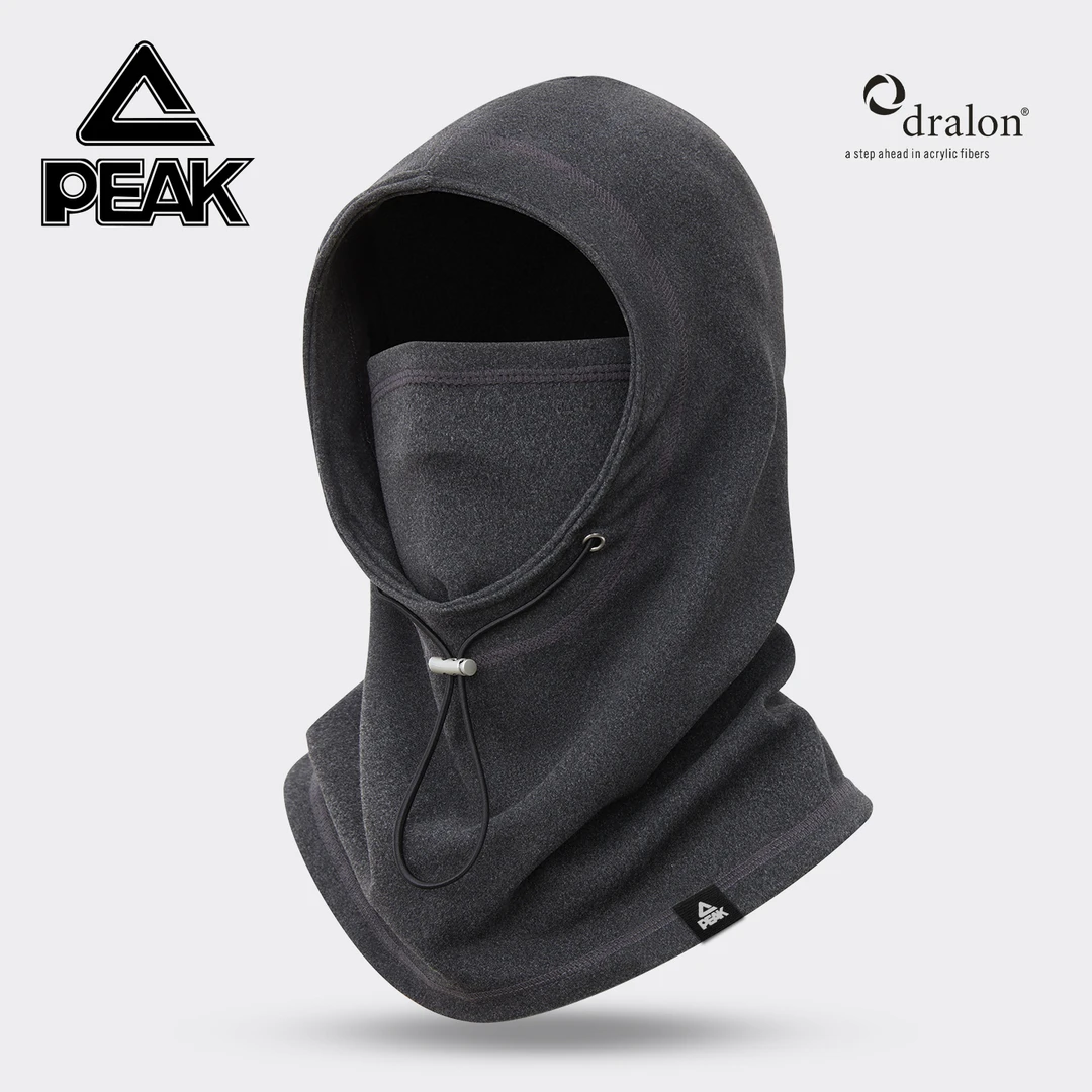 匹克冬季套头帽男保暖户外骑车防风面罩围脖头套加厚防寒连体帽子