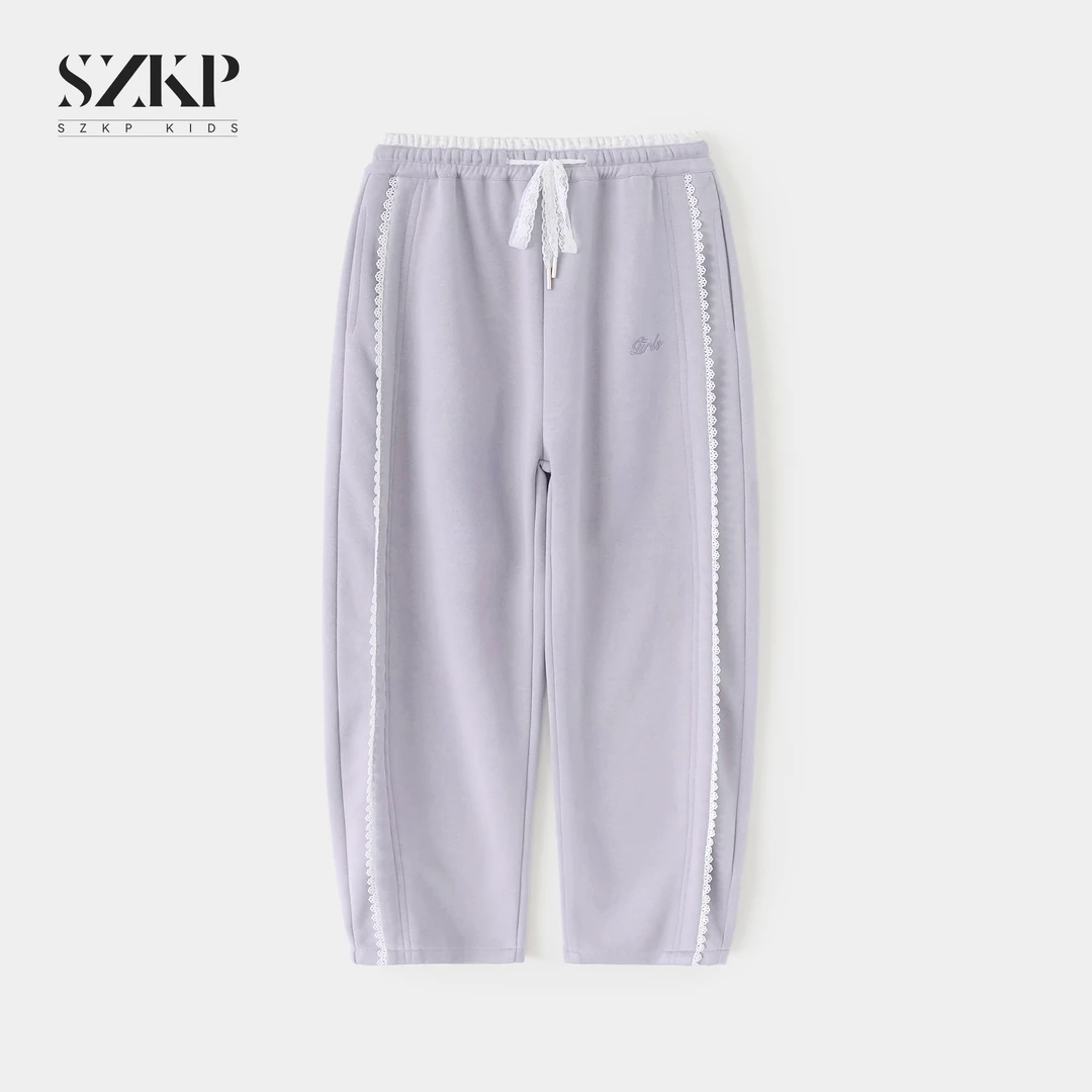 SZKP秋季新款女童装百搭裤子中大童时尚洋气儿童休闲裤JMKQ552640