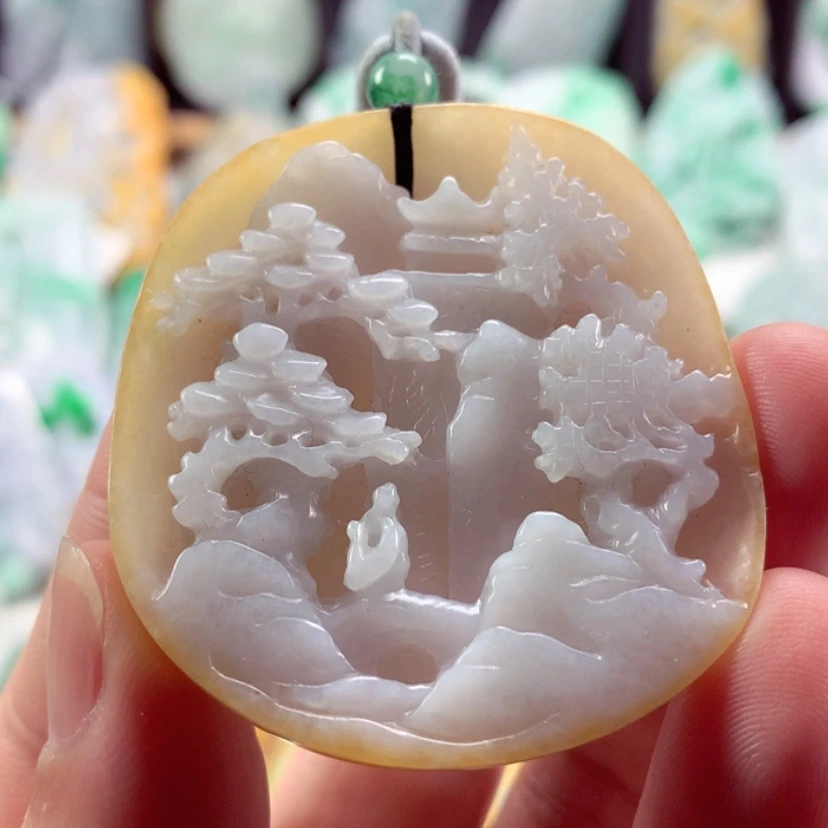 【闪购商品】翡翠吊坠(不含链)未镶嵌