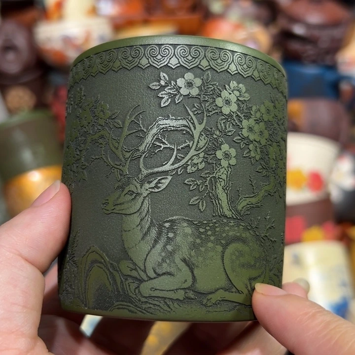 茶杯紫砂宜兴紫砂主人杯