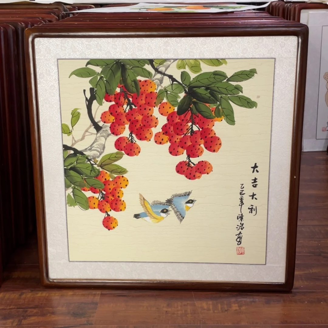 国画带框尺寸63*63厘米
