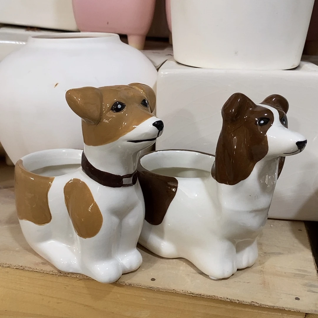 杯子陶盆有孔 瑕疵介意勿拍