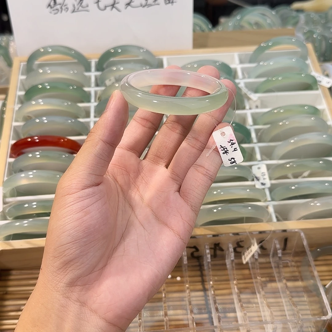 手镯玛瑙/玉髓未镶嵌圈口54.4