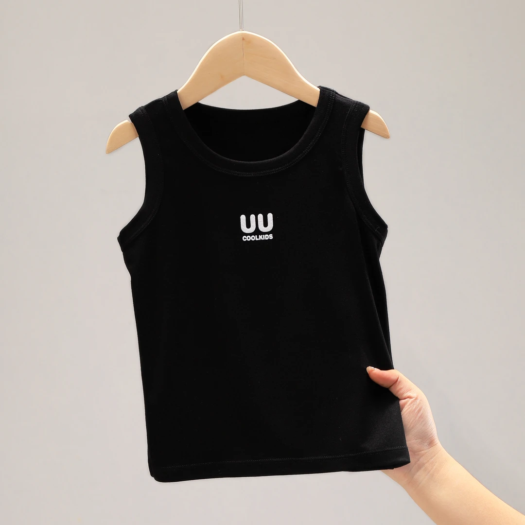 女童背心儿童内穿小女孩吊带宝宝男童夏季薄款无袖打底上衣 1005