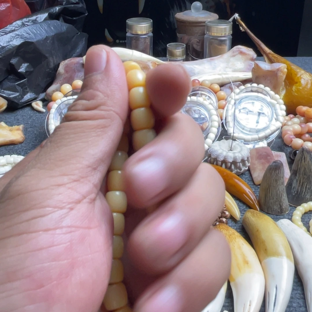 驼骨把件8-8手链一个