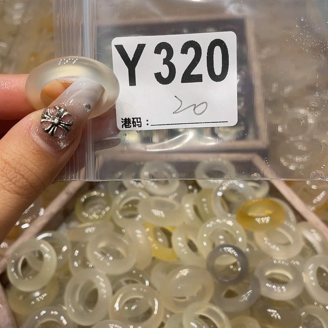 玛瑙/玉髓未镶嵌戒指320