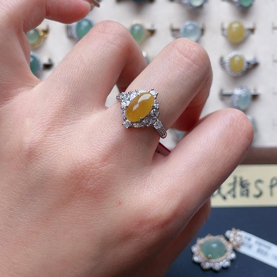 翡翠戒指未镶嵌戒指