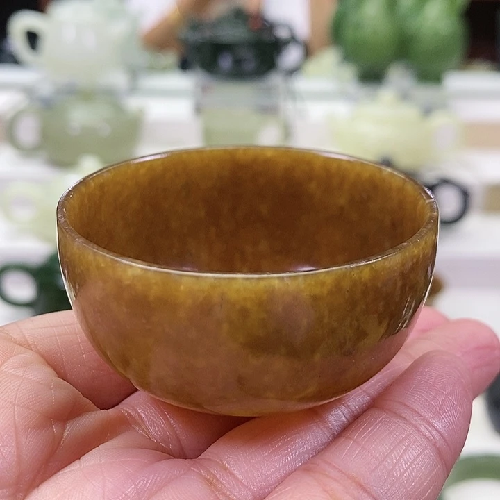 未镶嵌和田玉挂件茶杯55m l