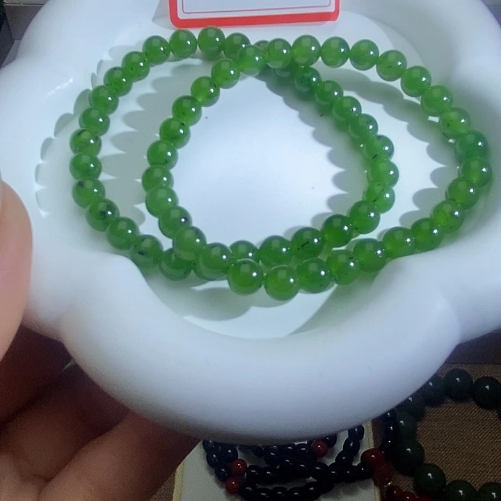 和田玉未镶嵌手串