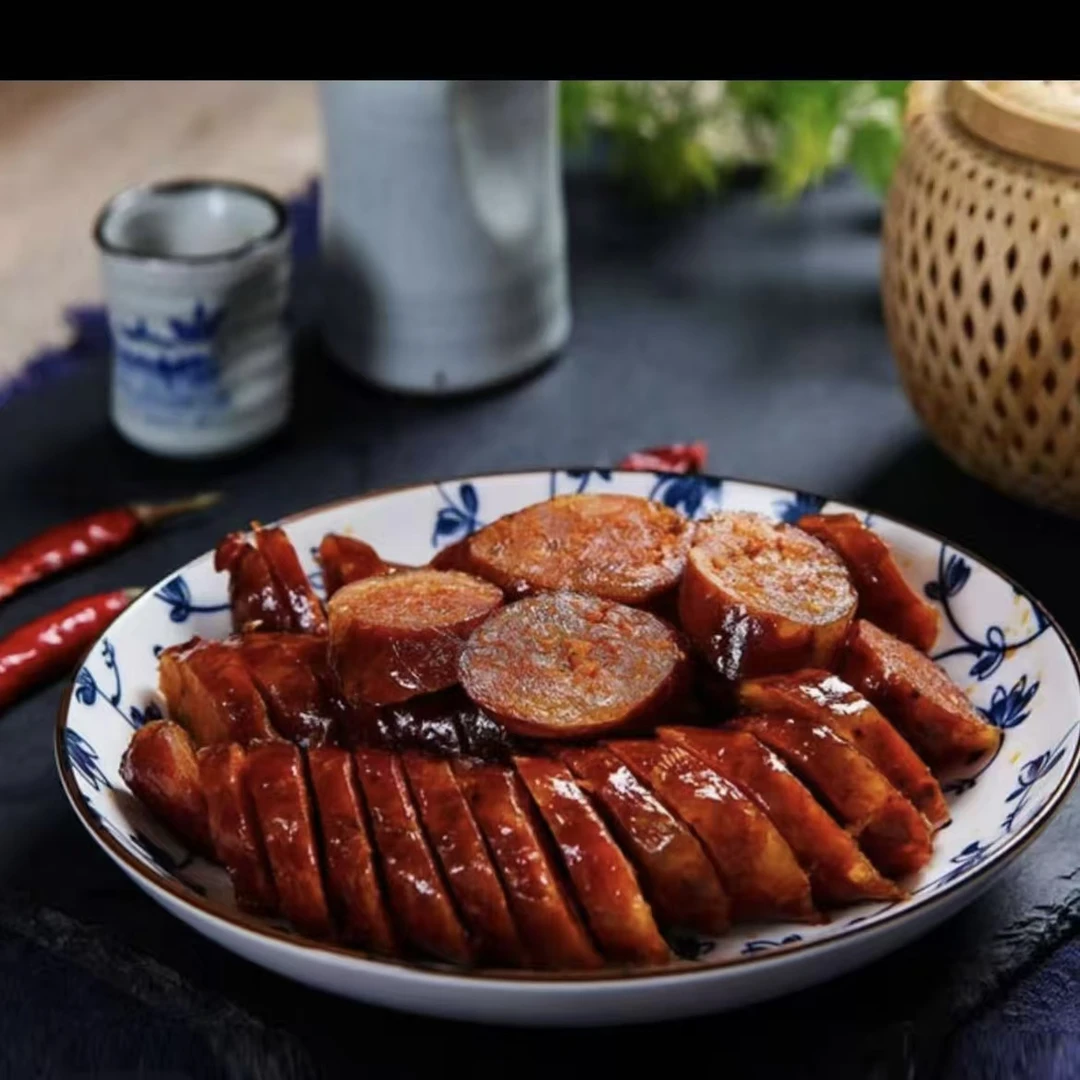 贵州柴火烟熏土猪肉香肠，现称现拍，【一物一拍】