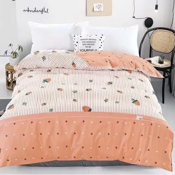 【C311草莓】微瑕被套100棉全棉被罩单件被子套精梳