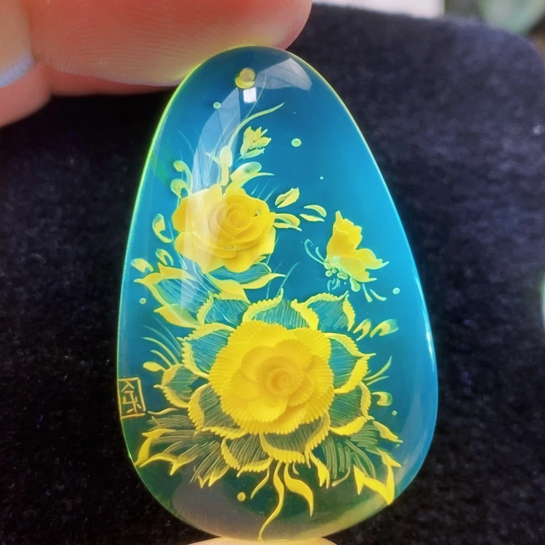 【闪购商品】未镶嵌吊坠(不含链)金珀