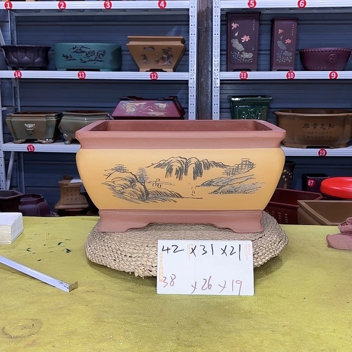 紫砂花盆宜兴紫砂厂