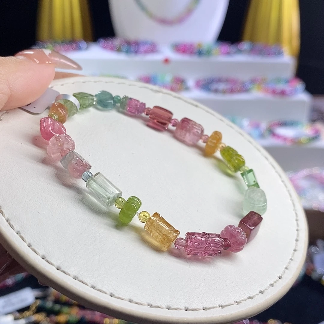 未镶嵌手链碧玺多宝